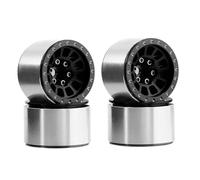 4 pcs 1 Pouce moyeu de Roue Perle en métal Compatible avec Les modèles SCX24 AX24 s'adaptent à 1/18 1/24 Échelle RC Crawler