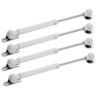 4 Pcs 270mm Lift Strut Stay Support Kit, Lid Stay Hinges Multicolor Multiple Sizes for Cabinets(White Rubber Core,100N)