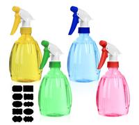 4 Pcs 500 ml Flacon Spray Vide, Pulverisateur Vaporisateur Vide, Vaporisateur Cheveux Eau Plantes, Flacons Pulvérisateur, Bouteille Spray Vide Cheveux pour Ménage Jardinage Coiffeur Nettoyage