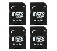 4 PCS Adaptateur de Carte mémoire Micro SD, Facile à Lire, Compatible avec de Nombreux appareils avec Emplacement pour Carte SD, tels Que Les Ordinateurs Portables, Les appareils Photo, etc.