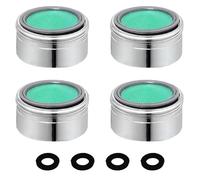 4 PCS Aérateurs De Robinet 24mm En Laiton Chromé Avec Filtre Anti-Calcaire Sphérique Save up to 60% Water and Energy Water Flow 5 L/Min