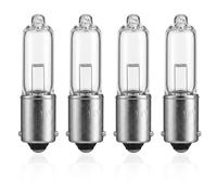 4 PCS Ampoule H21W 12V 21W Lampe BAX9s avec Ergots Décalés 120 Degrés | pour Voiture Feu de Brouillard Arrière Recul Ampoule Halogène Verre Transparent pour Éclairage Automobile