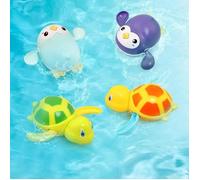 4 pcs Animaux Jouets Flottants, Jouet de Bain Bébé, Jeux de Bain pour Bebe Enfant 1 2 3 4 Ans, Jeu d'eau Jouet de Piscine, Jouet