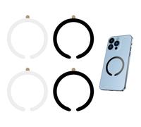 4 Pcs Anneau Magnétique, Anneaux Magnétiques Telephone Avec Magsafe, Accessoire Charge Magnétique Pour Iphone Et Samsung, Adapt