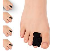 4 PCS Attelle D'orteil En Marteau, Redresseur Orteil Réglable, Attelle Doigt, Redresseur D'orteils, Pour Soulager La Douleur Des Orteils Courbés, En Griffe, Soulager La Douleur Des Orteils, Noire