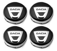 4 Pcs Auto Cache Moyeux Capuchons de Centre pour Dacia Duster Logan Dokker Lodgy 60mm, Centre de Jante Capuchons Moyeu Roue Bouchon Voiture Extérieurs Accessoires