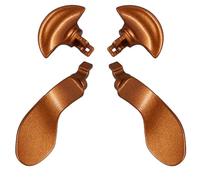 4 Pcs Back Paddles for PS5 Edge Controller，Metal Rear Paddles Trigger Buttons Replacement Grip Parts for PS5 DualSense Edge Wireless Controller(Gold)