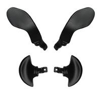 4 Pcs Back Paddles for PS5 Edge Controller，Metal Rear Paddles Trigger Buttons Replacement Grip Parts for PS5 DualSense Edge Wireless Controller(Black)