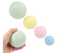 4 PCS Balles d'exercice pour les Mains, Mousse Haute Résilience Grip Force Trainer Balle Éponge Piano Finger Trainer Dispositifs de Renforcement des Mains pour Levage du Poignet,