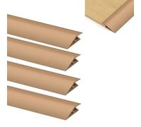 4 Pcs Bandes de Transition for Sol, Barre de Seuil Autocollant en Vinyle 100 × 7 cm for Seuils de Porte, Bande de Finition for Moquette(Jaune)