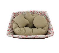 4 PCS Bébé Photo Oreiller, Nouveau-né Bébé Photographie Donut Oreiller Coton Blé Cercle Oreiller Posant Oreiller Bébé Photoshoot Props Panier Posant Oreiller Panier De Remplissage pour 0-3 Mois