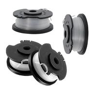 4 PCS Bobines de Fil de Rechange,Coupe Bordure Universel,Bobine de fil de pour débroussailleuse,Bobine Fil Coupe Bordure,Bobines de Rechange,Compatible avec GE-CT 18/28 Li and GE-CT 18/28 Li TC.