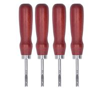 4 Pcs Bordure En Cuir Bord En Cuir Chanfreinage Couteau Aiguiseur Fait À La Main BRICOLAGE En Cuir Outil Bord En Cuir Beveler