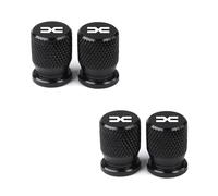 4 Pcs Bouchon Valve Pneu Voiture pour Dacia Jogger I 2022-2024,Capuchon de Valve de Pneu,Capuchon Antipoussière,Accessoires pour Pneus de Voiture,Bla-CK