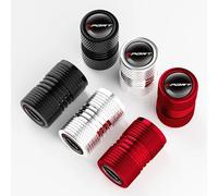 4 Pcs Bouchon Valve Pneu Voiture pour Subaru STI XV WRC WRX BRZ Forester Impreza Legacy Outback LEVORG, Aluminium Capuchon Antipoussière Une Pression Stable des Pneus,Red