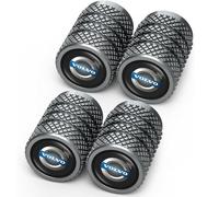 4 Pcs Bouchon Valve Pneu Voiture pour Volvo XC40 XC60 XC90 V90 V60 S90 S60 2016-2020 2021 2022,Aluminium Capuchon Antipoussière pour Voitures SUV Camions Motos Vélos Une Pression Stable des Pneus