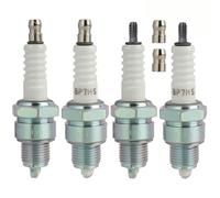 4 PCS Bougie BP7HS 5111, Bougies D'allumage pour Scooters, Cyclomoteurs et Motos Antiparasitées pour Une Performance Moteur Optimisée et Une Ignition Efficace
