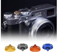 4 Pcs Bouton Déclencheur Concave Pour Fujifilm X100 X100S X100T X10 X20 X30 X-Pr01, Obturateur Libération Bouton En Cuivre Pur, Pour Canon F-1 Ae-1 New F-1, Nikon Df Fm2 F3 (Argent[GOP6255736]