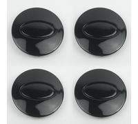4 pcs Cache Moyeu pour Land Rover Range Rover Sport II 2013-2017,62mm Capuchon Central Modification Enjoliveur Centre de Jante Capuchons Plastique ABS Cache-Moyeu,Black-1