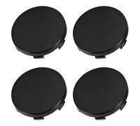 4 pcs Cache Moyeu pour Renault Trafic 2/II BJ 2001-2014, Capuchon Central Modification Enjoliveur Centre de Jante Capuchons Plastique ABS Cache-Moyeu,60mm-Black