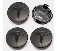 DADYM 4 pcs Cache Moyeu pour Tesla Model 3 2020-2024 56mm Capuchon Central Modification Enjoliveur Centre de Jante Capuchons Plastique ABS Cache-Moyeu,C