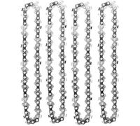 4 Pcs Chaînes De Tronçonneuse 4 Pouces 1/4 Pouces Compatibles Mini Tronçonneuses électriques Sans Fil 4 Pouces 28 maillons