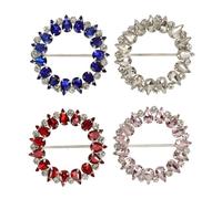 4 PCS Clamp/Holder de Chemise, Clips à Cravate en Brillants, Swicl à la Mode