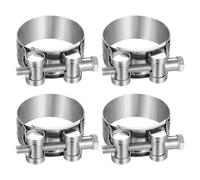 4 Pcs Collier de Serrage en Acier Inoxydable 40-43 mm Réglable, Collier Serrage Inox, Colliers de Serrages à Vis en T pour Collier Durite Essence échappement tubes tuyaux d'eau Automobiles