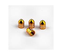 4 Pcs Colorful Bullet Style Aluminum Alloy Valve Caps for Various Vehicle Wheel Tires and Rims