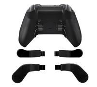 4 Pcs Controller Paddle for Xbox One Elite Seies 2 Elite 2 Metal Games Accessories Kits Stainless Steel Paddles Hair Trigger Locks Replacement Parts for Xbox Elite One Controller Premium Black