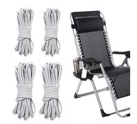 4 Pcs Corde Remplacement élastiques Universelle,Élastiques de Remplacement pour Transat Jardin,Elastique pour transat Universelle,Elastique Lafuma,pour Transat Pliante Inclinable Chaises