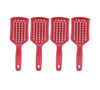 4 Pcs Detangling Vent Brush, Professional Paddle Vent Hair Brush for Fast Blow Drying and Scalp Massage, Gentle on Wet or Dry Hair, Ideal for Thick and Thin Hair Types