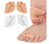 4 Pcs Ecarteur Orteil,Séparateur Orteils en Silicone,Coussinets D'orteil pour Soulager la Douleur,Les Ongles Manquants ou Incarnés,Protection Orteils Unisexe