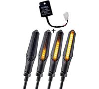 4 Pcs ECE LED Moto Clignotants Indicateur Universel s Lumière Jaune avec SMD
