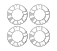 4 Pcs Elargisseur De Voie Alliage Aluminium, Entretoises de Roue Universelles, 8mm Entretoise De Roue En Alliage pour Améliorer la Stabilité et l'Apparence d'Auto