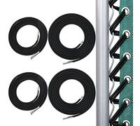 4 PCS Elastique Lafuma,Corde de Remplacement Elastique,Universelle，Tendons en Cuir de Vache de Haute Qualité,pour Lafuma Fauteuil Relax,Chaise Longue Lafuma,Zero Gravity Chaise Pliante (Noir)