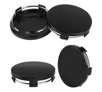 4 PCS Enjoliveurs 60mm, Cache Moyeu Universel ABS Noir