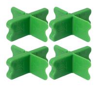 4 pcs Entretoises pour Planches de Terrasse, Épaisseurs de 16, 32, 48 et 64 mm redresseur de lame de terrasse Durable Pince d'Espacement pour Planches Terrasse pour Bois et Pose de Sols