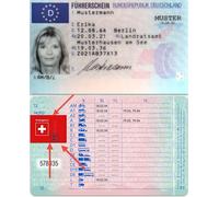 4 pcs. Etiquettes NFC d'urgence pour votre permis de conduire par carte bancaire
