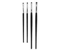 4 Pcs Eyeliner Smudge Brush Crayon Outil de Maquillage Doux, Ensemble de Pinceau de Fard à Paupières Pinceau Eyeliner pour Mélanger le Fard à Paupières Mélange Eyeliner Sourcils