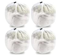 4 Pcs Filet Linge Machine à laver, Sac à Lavage du Linge à Mailles, Filet de Lavage avec Cordon, Sac à Linge pour Blouse, Bas, Pantalon, Lingerie, Chaussettes (30 x 40cm)