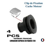 4 pcs Fixation Cache Moteur Prévu pour C4 C5 307 308 407 508 607 2.0 HDI