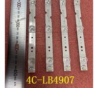 4 PCS For 1 TV Barre de rétro-éclairage LED, Kit de 4 pièces, pour TCL 49A260 49A261 49F6F 49D6 49V2 GIC49LB43-3030F2.1D V3 Nipseyteko