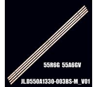 4 PCS For 1 TV Rétroéclairage LED 55R6G 55A6G 55A6GV 55R6095G5 55R6070G 55C350KU JL.D550A1330-003BS-M_V01 HD550Y1U62-T0L6 ""Nipseyteko