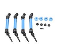 4 Pcs Front and Rear CVD Drive Shafts, 1:10 RC Car Drive Shaft, Front Rear Drive Shaft Complete Driveshaft Compatible for Slash 1/10 RC Car (Blue)