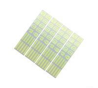 4 Pcs Glowing Car Button Stickers Green Luminous