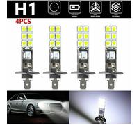 4 pcs H1 6000 K Blanc LED Phare Ampoules Kit Brouillard Conduite Lumière Lampe 12 V-24 V