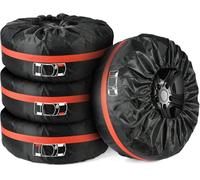 4 PCS Housses de Pneus pour Honda NSX II/2 Coupe | 2016-2022, Imperméable Anti-poussière Housses de Protection de Roue de Voiture avec Poignée