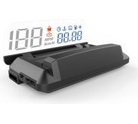 4 pcs L3 Hud Head-up Obd2 Auto Display 5 Inch Screen Clear Reflective Display Multifunction Monitor Modified Accessories Black