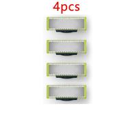 4 Pcs - Lames de Rechange Compatibles Rasoirs Philips OneBlade et OneBlade Pro